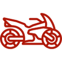 Icoon motorrijles